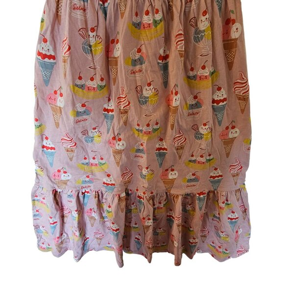 Mini Boden Tiered Jersey Maxi Dress French Pink Ice Cream Girls 11 12 Years NWT - Picture 7 of 11